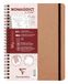 Clairefontaine 78236C Nomaddict (ex Age Bag) Notitieboek Spiraalbinding en Uitscheurbare Strook My.Notes Bruin - A5+ 16x21cm - 120 Uitscheurbare Pagina's Gelijnd - Wit Papier 90 g - Omslag Karton