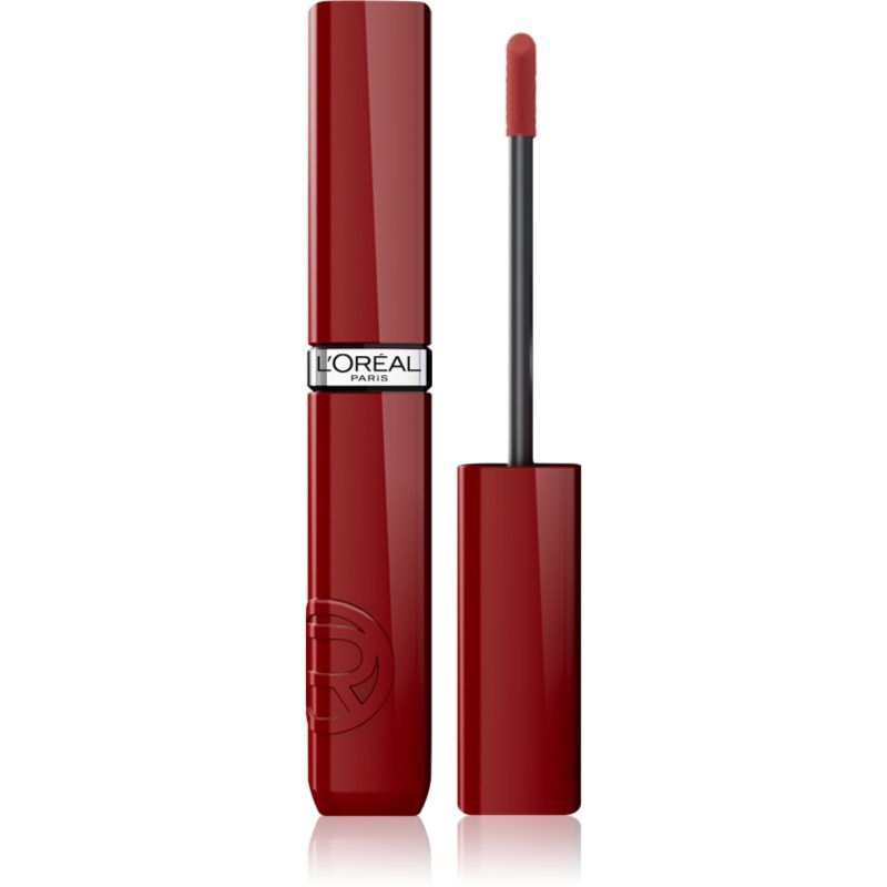 L'Oréal Paris Infaillible Laque Resistance 16H, veegvaste lippenstift met langdurige glans, 550 Noir Cherry, 4,3 ml