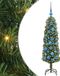 vidaXL Kunstkerstboom Groen 120 cm PVC en Staal en Kunststof