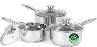 Russell Hobbs pannenset - Roestvrij staal - Vaatwasmachinebestendig