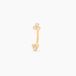 Brigid Piercing Or Oxyde De Zirconium Jaune