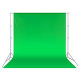 Neewer® 10 x 12FT / 3 x 3.6M PRO Photo Studio 100% pure mousseline inklapbare achtergrond voor fotografie, video en televisie (alleen op de achterkant) - GROEN
