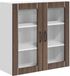 vidaXL Wandkast LUCCA Bruin Eiken 80 x 31 x 80 cm