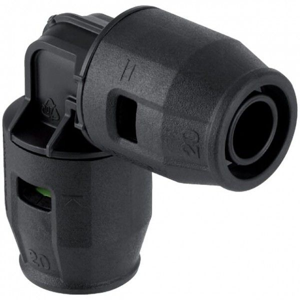 Geberit 650.270.00.1 pushfit hoek 90 graden intermedium, grijs
