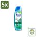 Head & Shoulders 5 x Pure Intense shampoo antipelliculaire à la menthe poivrée, 250 ml - Lot économique