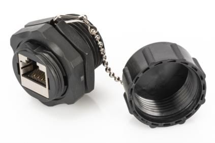 Digitus DN-IND-C6-C - Keystonemodule - Zwart