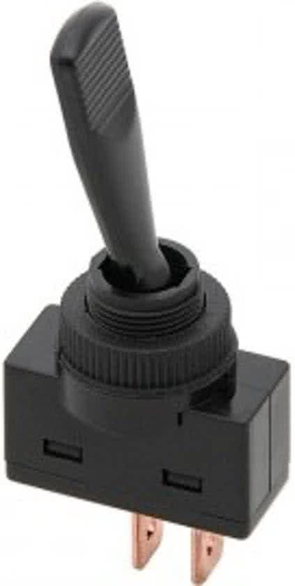 ABC-LED SCHAKELAAR - ON/OFF - 12V 20A - ZWART