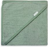 Funnies Cape de bain | Stone green | 100×100 cm | 100% Coton | Éponge