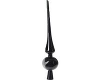 Christmas Decoration Koopman International Christmas Decoration Kerstboom piek - zwart - 27 cm - kunststof - mat
