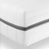 Matelas 200 x 200 H4 H3 - Hauteur 18 cm - Matelas ergonomique en mousse à froid 7 zones