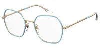 Seventh Street 7A 594 Gold blue Cat Eye dames brilmontuur