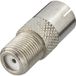 Renkforce RF-4196985 adaptateur F-bus vers Belling-Lee/IEC, argent