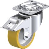 Blickle LK-ALTH 100K-1-FI Zwenkwiel met rem Wieldiameter: 100 mm Draagvermogen (max.): 350 kg 1 stuk(s)