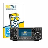 BROTECT Screenprotector 3 Stuks voor Icom IC-7300 Beschermglas transparant