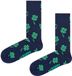 Happy Socks 1 Paire Chaussettes - Hommes & Femmes - Taille 41-46 - Marine - Fleuri