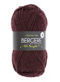 BERGÈRE DE FRANCE, 100% gerecycleerd 4 karmijnwol, 4,5 mm, breigaren van 100% gerecyclede vezels, een milieuvriendelijk garen, gemaakt in Frankrijk, kleur: rood