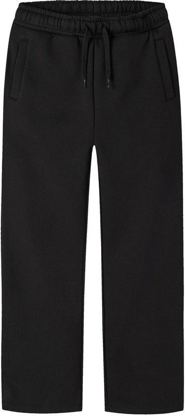 LMTD Name it joggingbroek regular fit zwart biologisch katoen maat 134