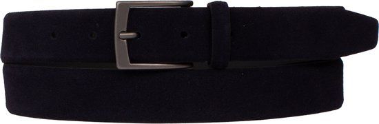 Presly & Sun Heren - Leren riem - Blauw - 85cm