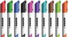 Kores Whiteboard Marker, Beitelvormige punt, Blauw, 1 stuk(s)