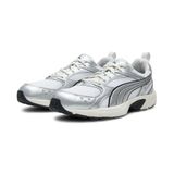 PUMA Milenio Tech Light sneakers, uniseks 46, White Silver Feather Gray Metallic