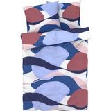 LIVARNO HOME Parure de lit en percale, 260 x 240 cm (Géométrique)