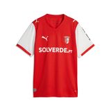 PUMA S.C. Braga maillot domicile pour Hommes, Rouge/Blanc, Taille S