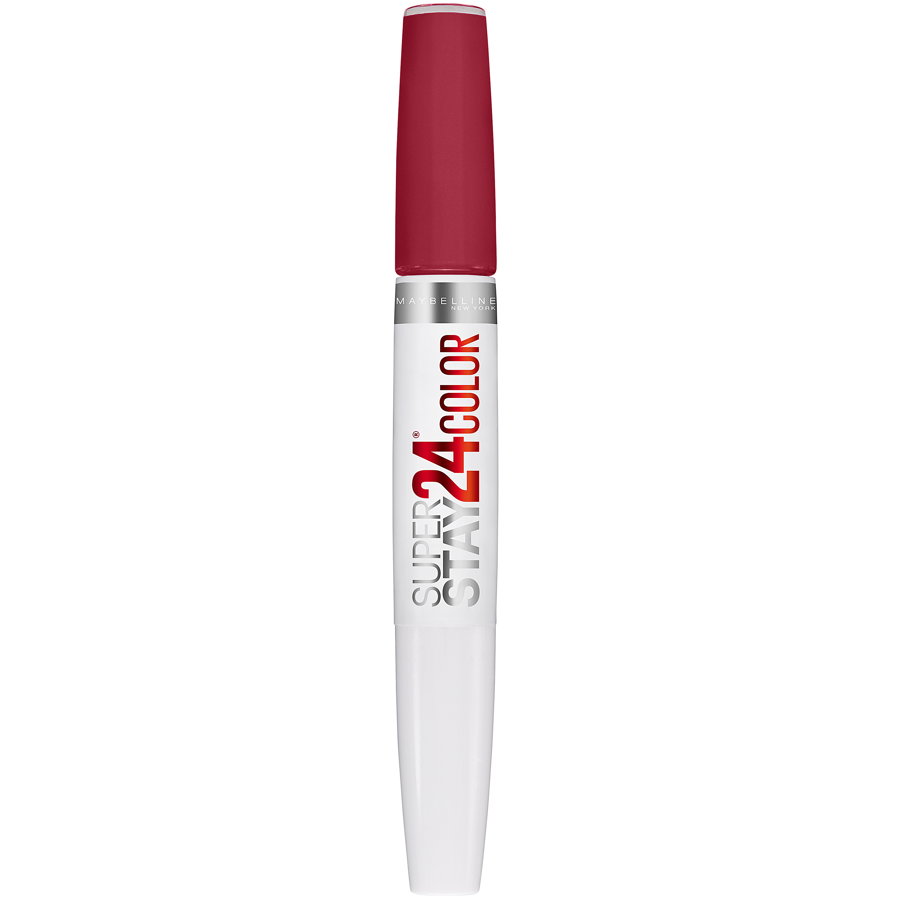 Maybelline SuperStay 24H Lipstick Smile Brighters - 870 Optic Ruby - Rode Langhoudende Lippenstift voor een Heldere Lach - 9 ml