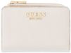 GUESS Laurel II SLG Zip Around Portemonnee Cream White