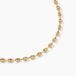 Collier maille Dami maille grain de café or jaune