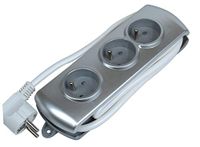 Gefom 550022 stekkerdoos, grijs