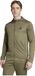 Adidas Train Essentials Seasonals Sweatshirt Met Rits Groen M Man