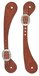 Weaver Leather Men's Shaped Harness Leather Spur Straps Hermann Oak