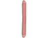 DUDO BP - Dubbele Dildo - 30.5 cm - Beige