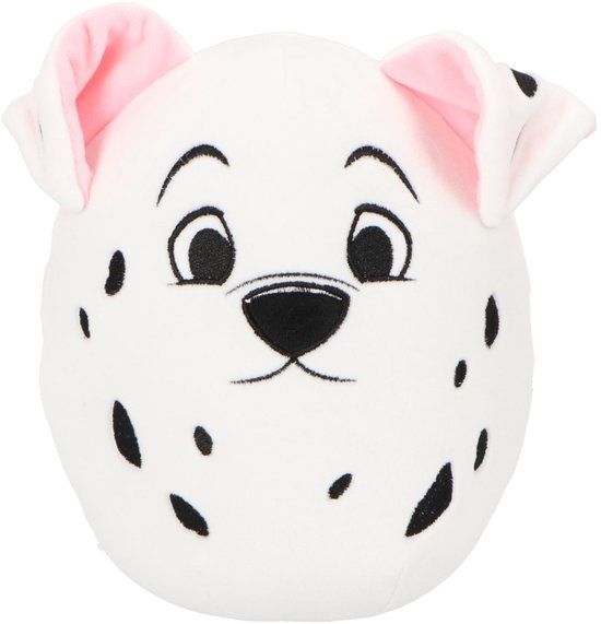 4KidsOnly Disney Dalmatiër Squishy 32 cm - Knuffel - Zachte stof - Wit