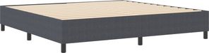 vidaXL Platformbedframe Donkergrijs 200 x 200 cm Corduroy stof