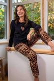 Ringella Katoenen dames pyjama zwart