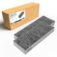 Bora afzuigkap koolstoffilterset (2 stuks, 12 x 34 cm, huismerk)