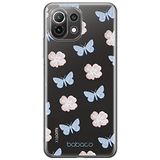 ERT GROUP mobiel telefoonhoesje voor Xiaomi 11 LITE 4G/5G origineel en officieel erkend Babaco patroon Flowers 043, gedeeltelijk bedrukt
