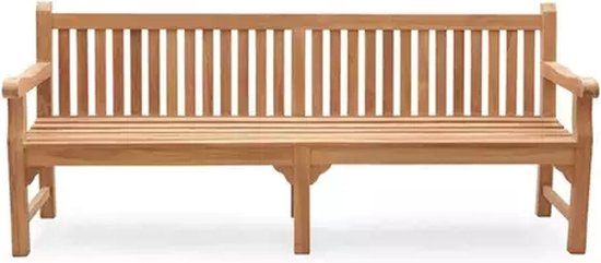 Teak Tuinbank Pini - 240 cm - Bruin - 4 Zits