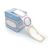 Avery 56820 Étiquettes Rond/Rectangulaire Amovible Orange, Rose, Blanc, Jaune 50 pièces
