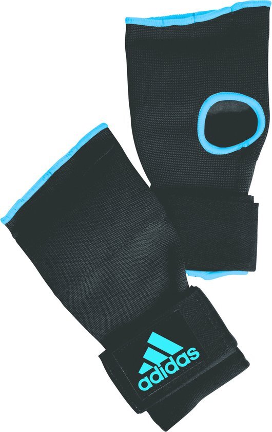Adidas Gevoerde Binnenhandschoen Met Bandage - Zwart / Blauw - XL