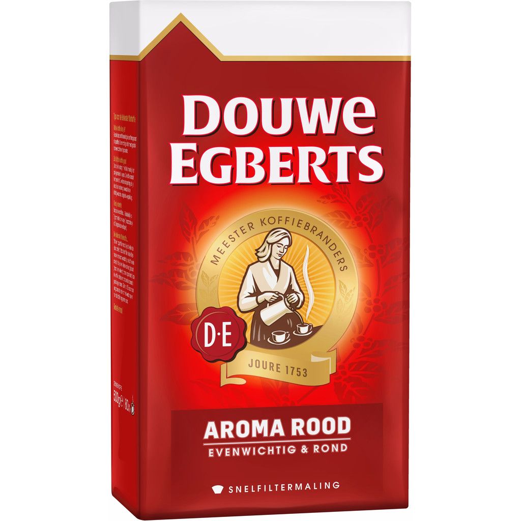 Douwe Egberts Aroma Rood Koffie Snelfilter Maling 500 gr