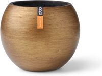 Capi Europe - Vaas bol Retro Gold & Copper - 12x10 - Goud - Opening Ø9 - Bloempot voor binnen - 5 jaar garantie - BRTG109