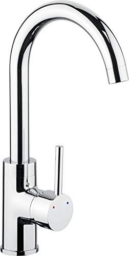 Cornat Wastafelarmatuur "Fuerte" - verchroomd - hoge uitloop - FUEH5