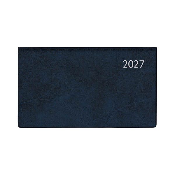Aurora Novoplan Perl Luna weekagenda met uurindeling 2027 blauw