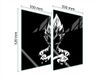 TMK ArtDeko Serie Plaque de protection en verre - 2x35x52 cm - Anime - Verre trempé