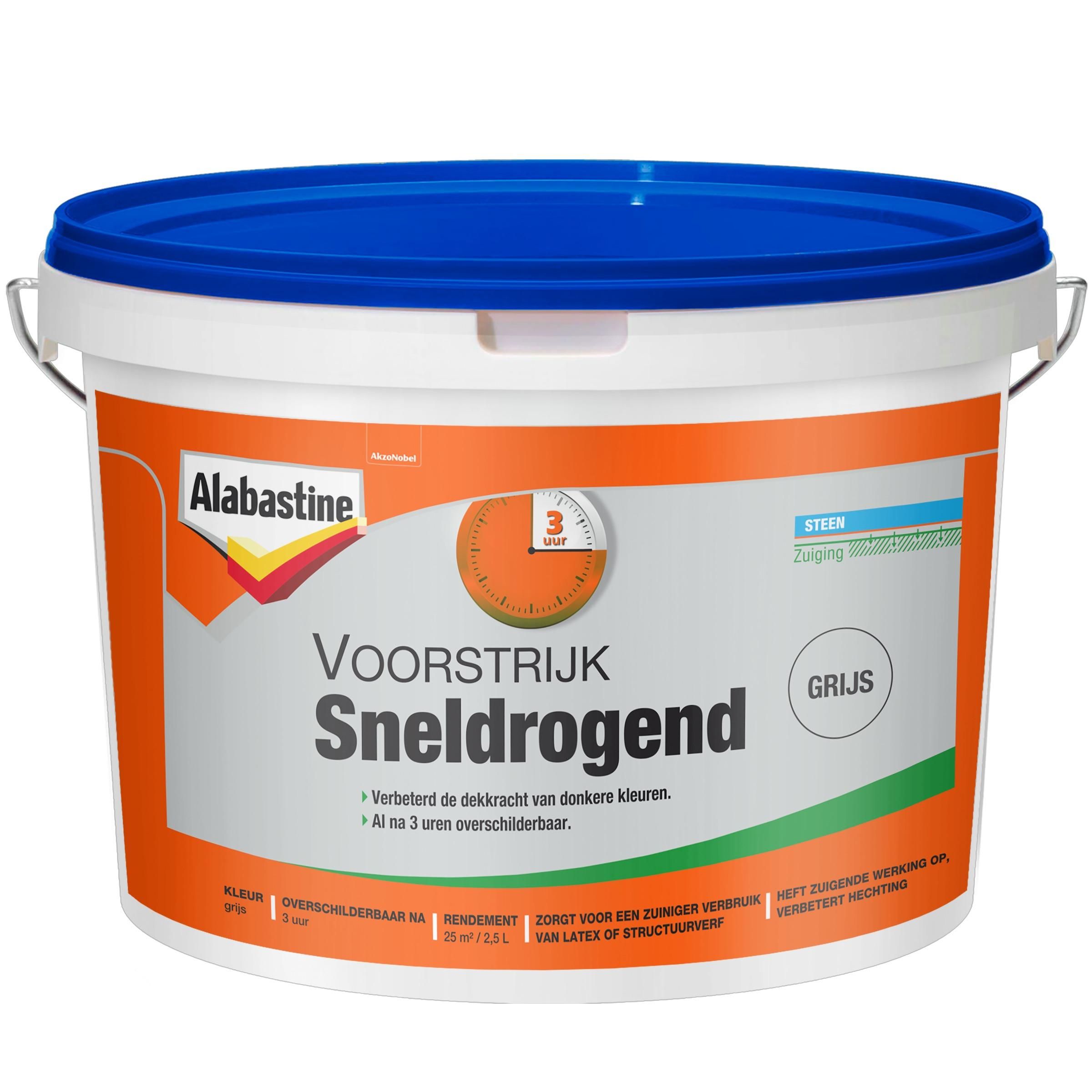 Alabastine Voorstrijk Sneldrogend grijs 2,5 liter