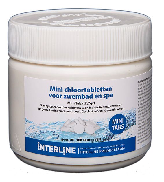 Interline Mini Quick chloortabletten - 180 stuks
