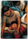 PGM Your Decoration B.V. Kunstdruk Diego Rivera - La Noche de Los Pobres 60x80cm