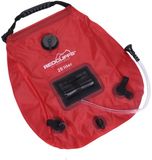 Merkloos / Sans marque Koopman International Mobiele buiten kampeer / camping douche waterzak - rood - 20 liter